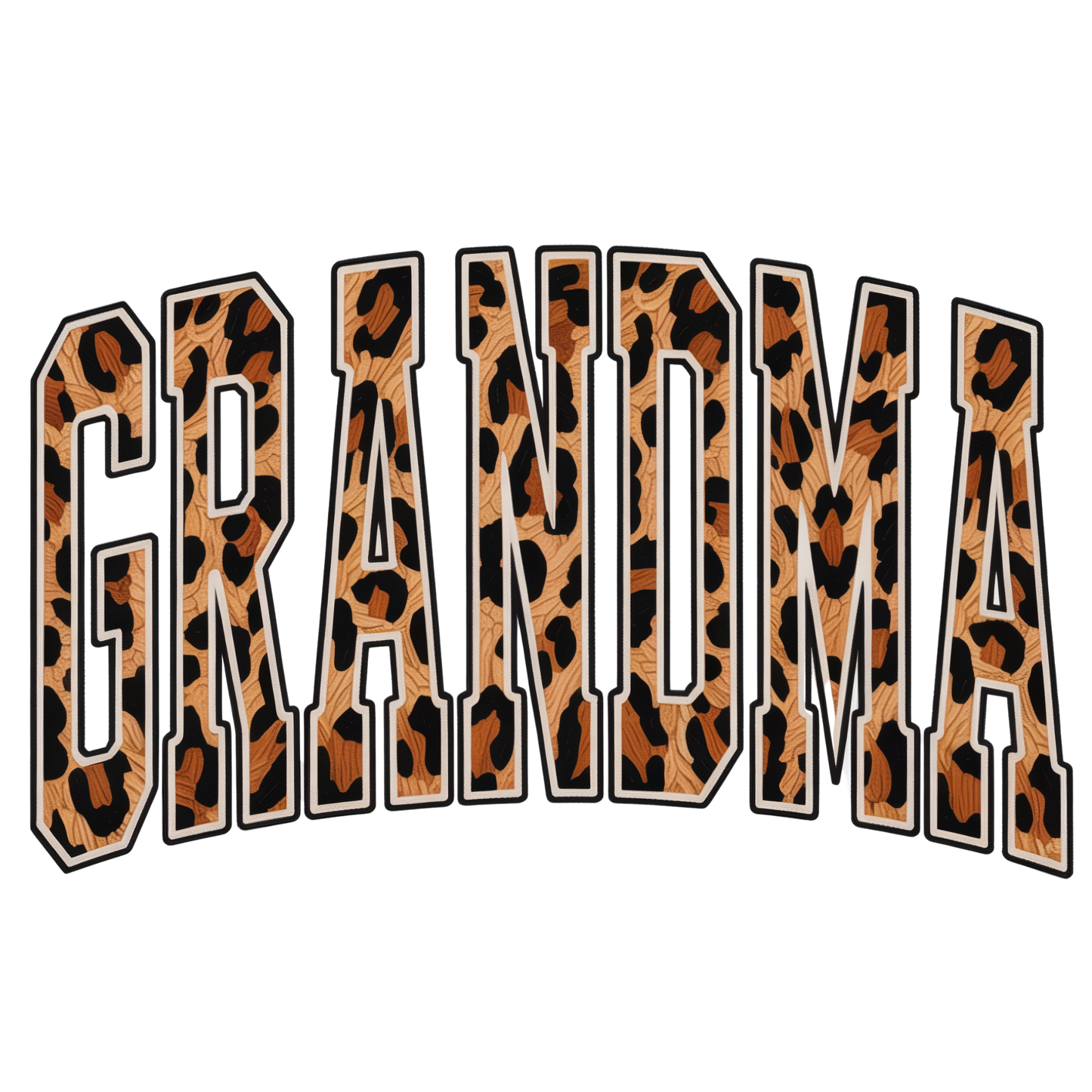 Grandma Faux Yarn Cheetah Print