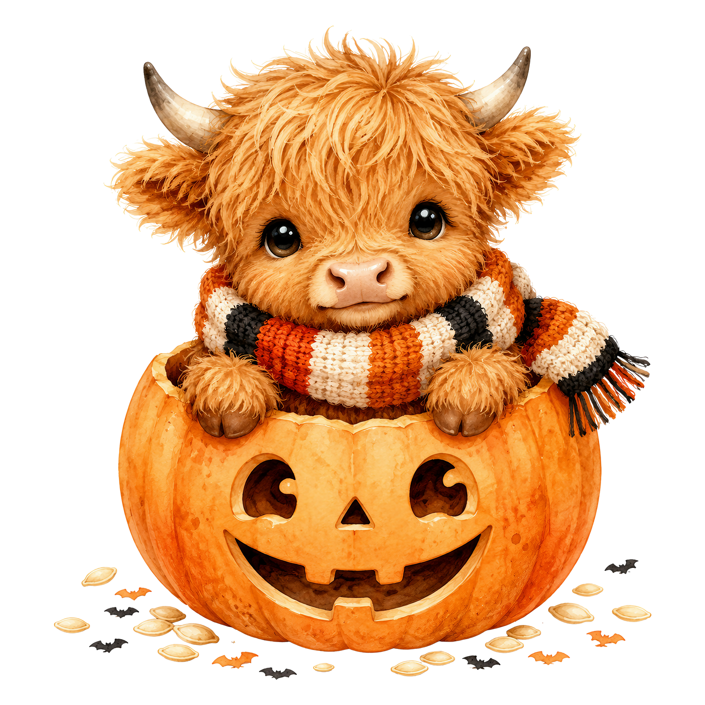 Halloween Highland Inside of a Jack O' Lantern