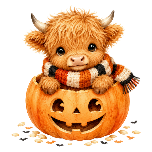 Halloween Highland Inside of a Jack O' Lantern
