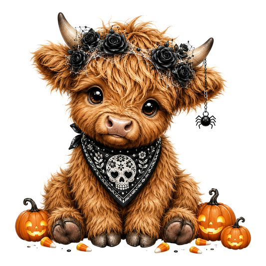 Halloween Highland Skull Handkerchief