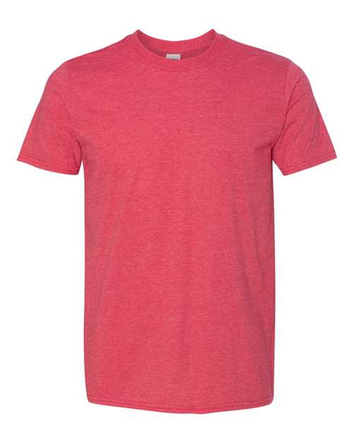 Heather Red-Gildan Softstyle Tee