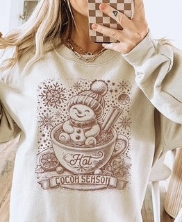 Hot Cocoa Season with Snowman