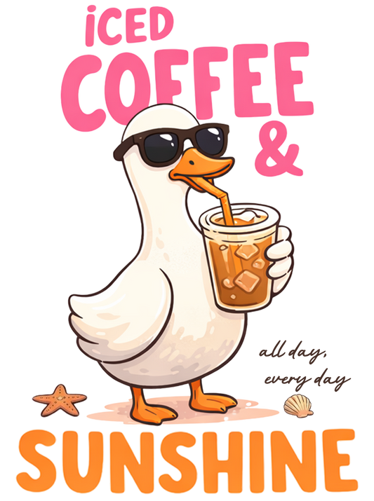 Iced Coffee & Sunshine Duck