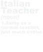 Italian Teacher Definition