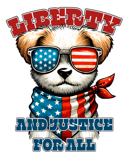 Liberty and Justice For All- Dog