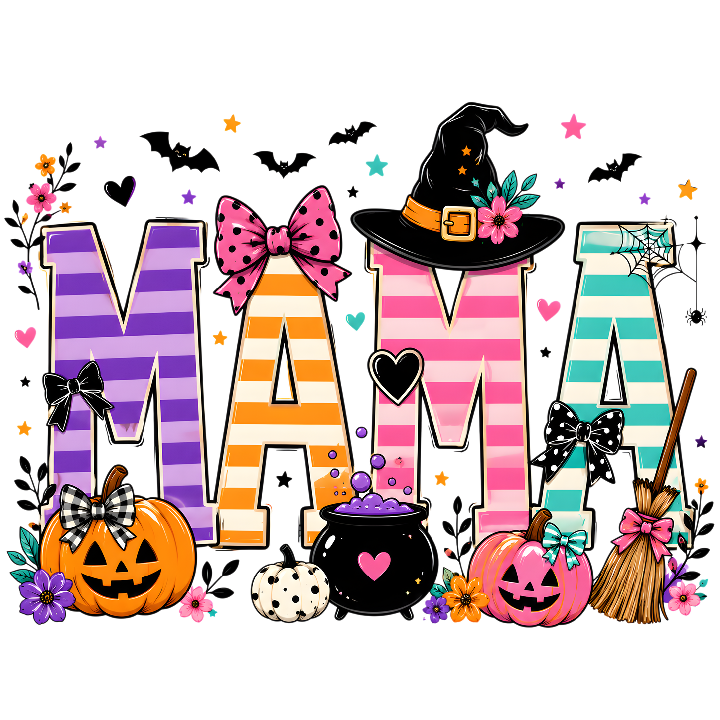 MAMA Bright Stripes Halloween