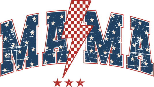 MAMA Patriotic Lightning Bolt