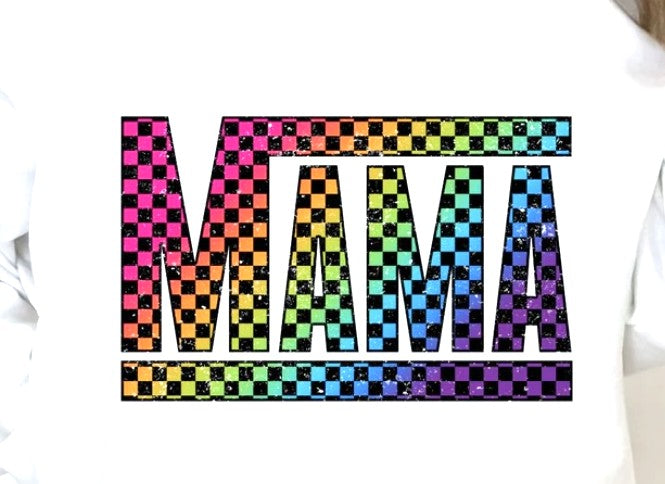 MAMA in VANZ print Rainbow Colors