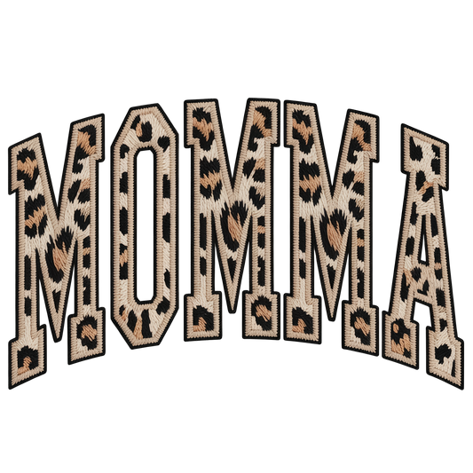 Momma Faux Yarn Cheetah Print