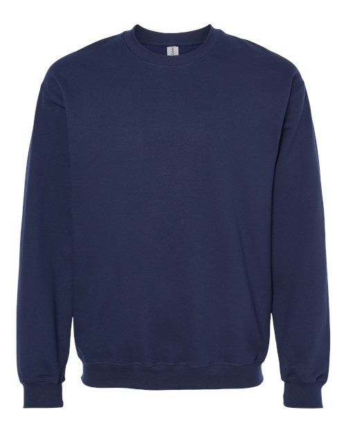 Navy Blue-Gildan Softstyle Crewneck Sweatshirts