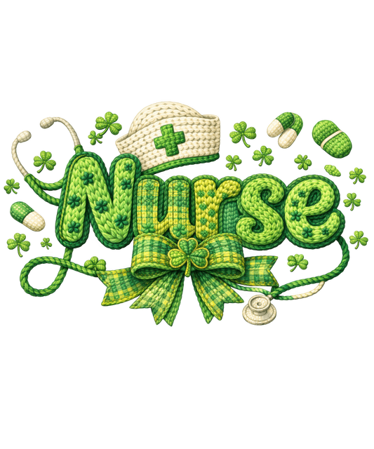 Nurse Crochet St. Patrick's Day