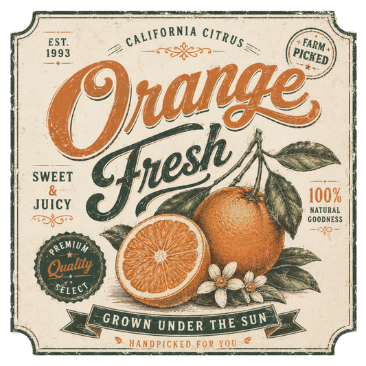 Orange Fresh Vintage