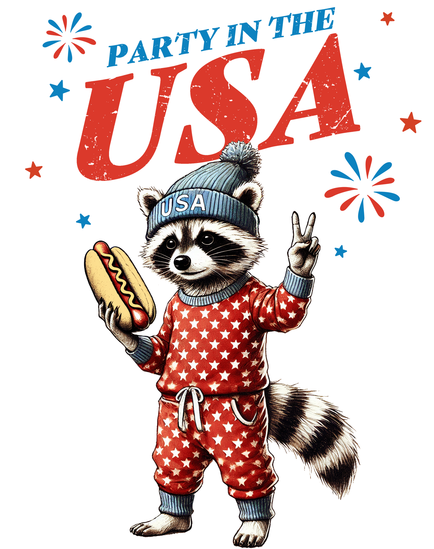 Party in the USA Raccoon