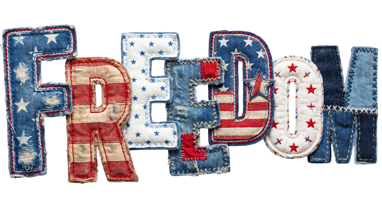 FREEDOM Denim Patchwork
