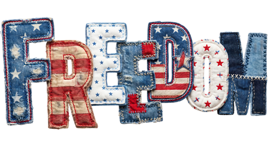 FREEDOM Denim Patchwork