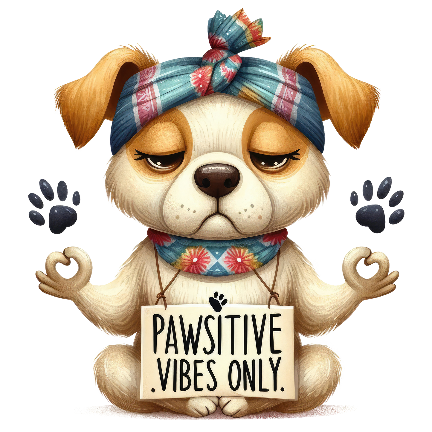 Pawsitive Vibes Only- Dog