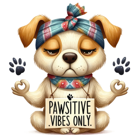 Pawsitive Vibes Only- Dog
