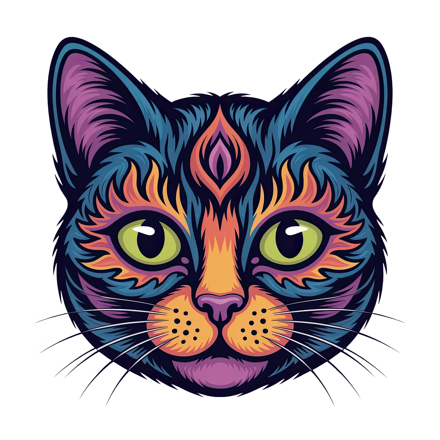 Psychedelic Cat