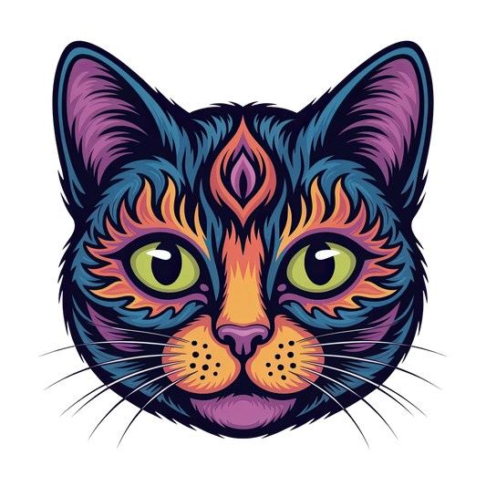 Psychedelic Cat
