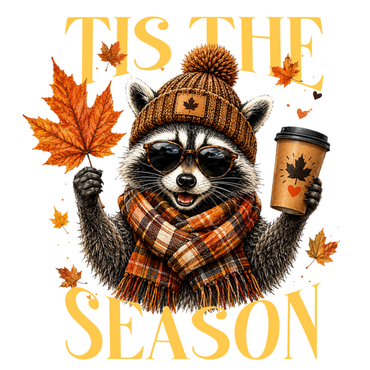 Fall Raccoon- Tis The Season