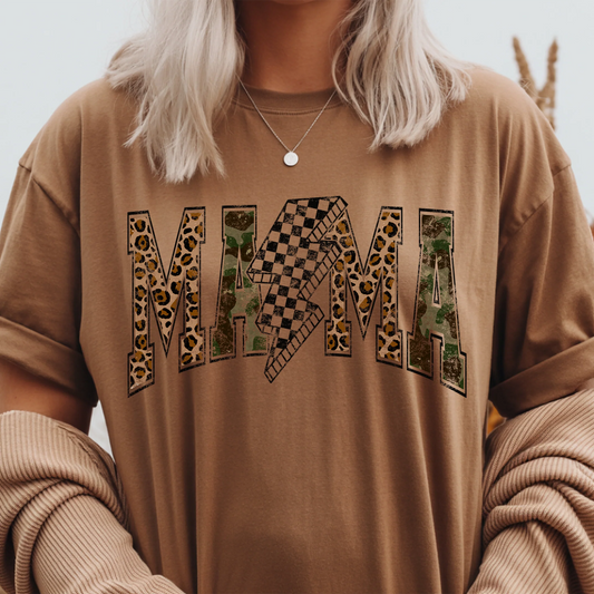 MAMA Cheetah, Camo Checkered Lightning Bolt