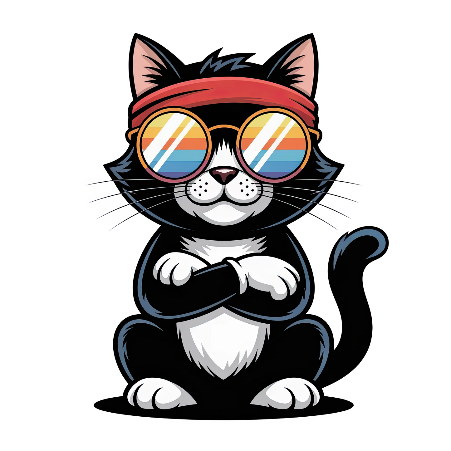 Retro Cool Cat