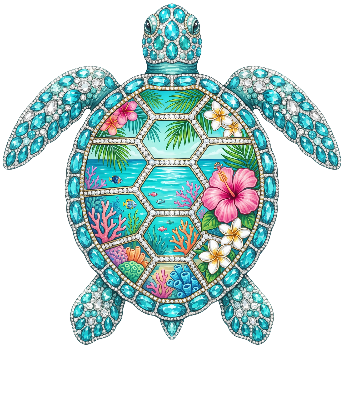 Rhinestone Turtle