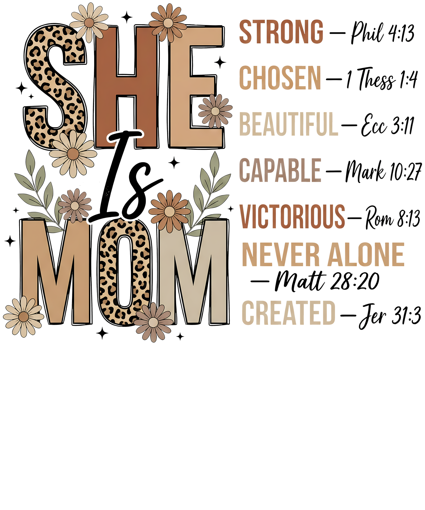 She is Mom Earth Tones