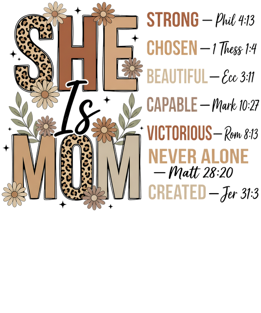 She is Mom Earth Tones
