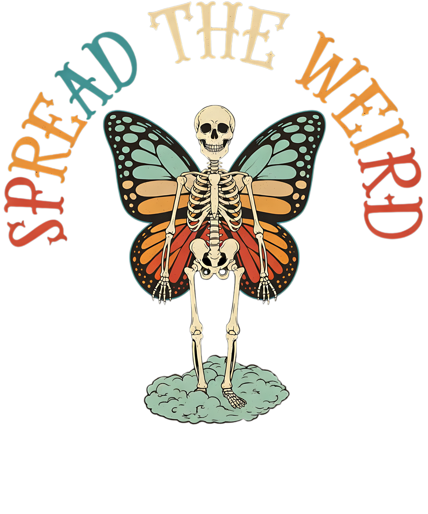 Spread The Weird Monarch Skull