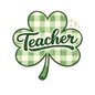 Teacher St. Patrick's Day Checkered