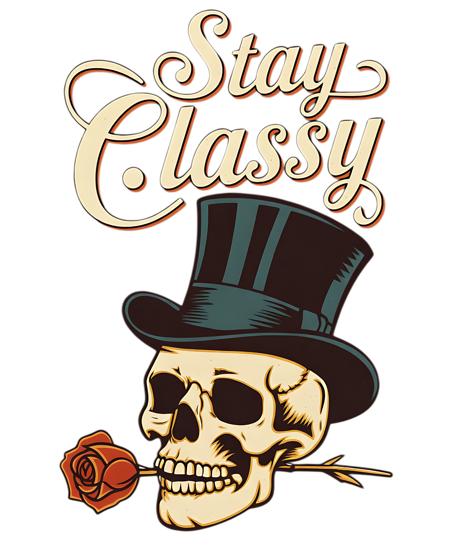 Stay Classy With Skull in a Top Hat