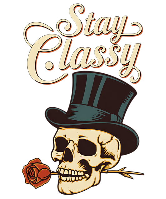 Stay Classy With Skull in a Top Hat
