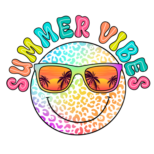 Summer Vibes Smiley With Sunglasses