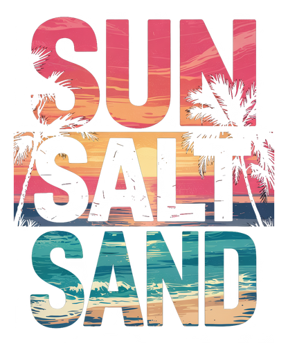 Sun Salt & Sand Front & Back Printed Tee
