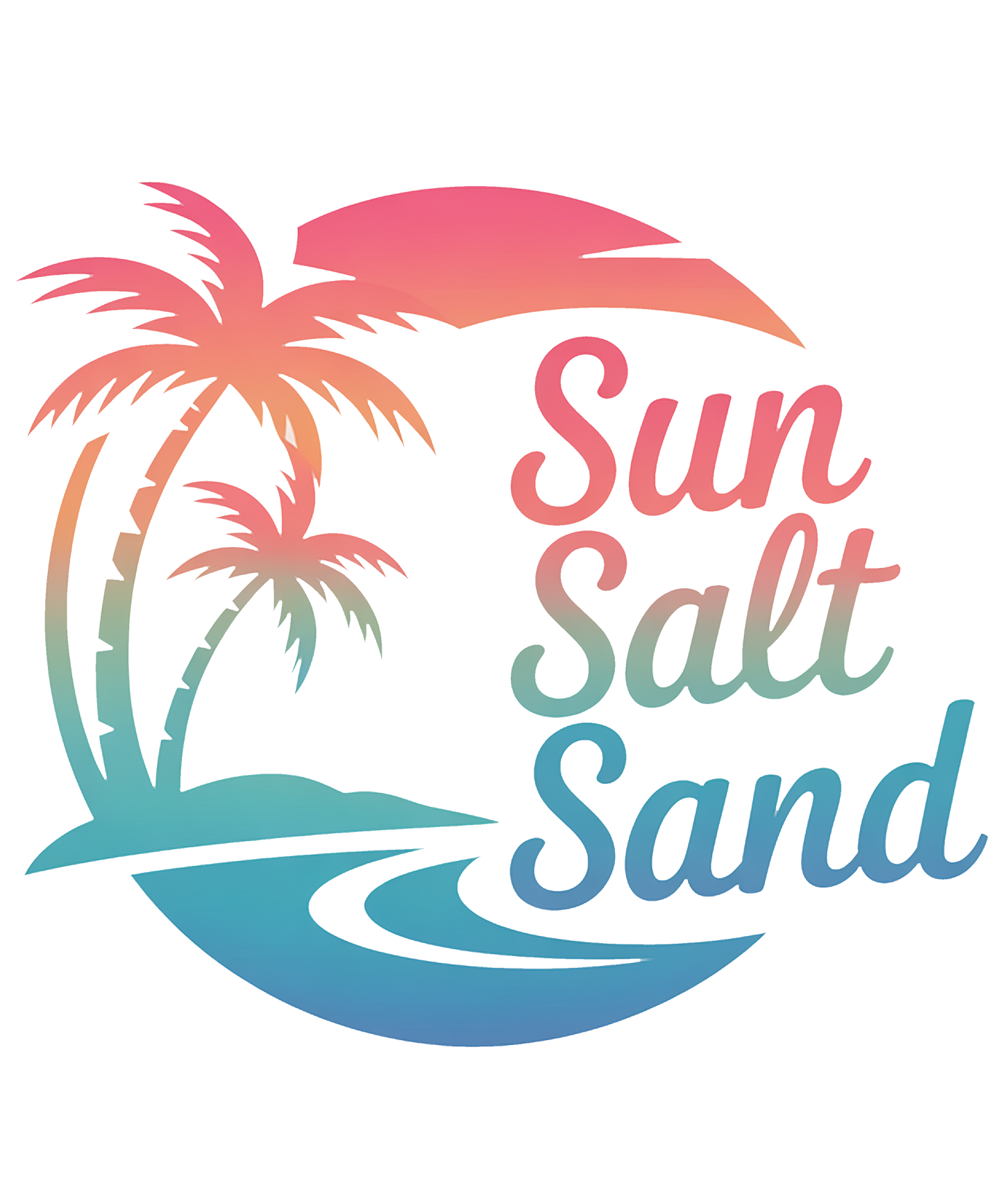 Sun Salt & Sand Front & Back Printed Tee