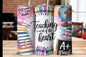 20oz Skinny Tumbler- Teaching is a Work of Heart