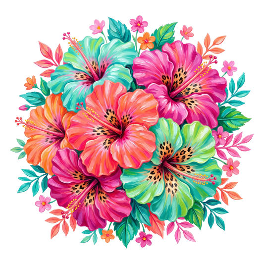 Tropical Summer Leopard Flowers