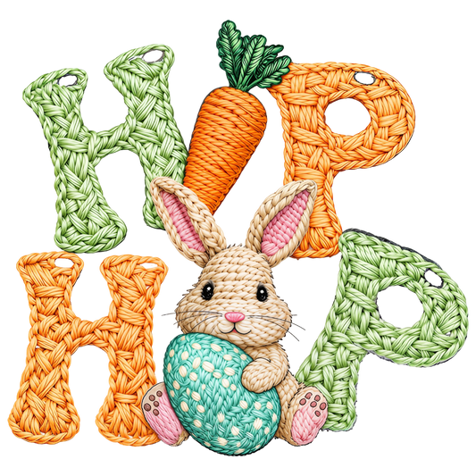 Yarn Crochet Hip Hop Bunny