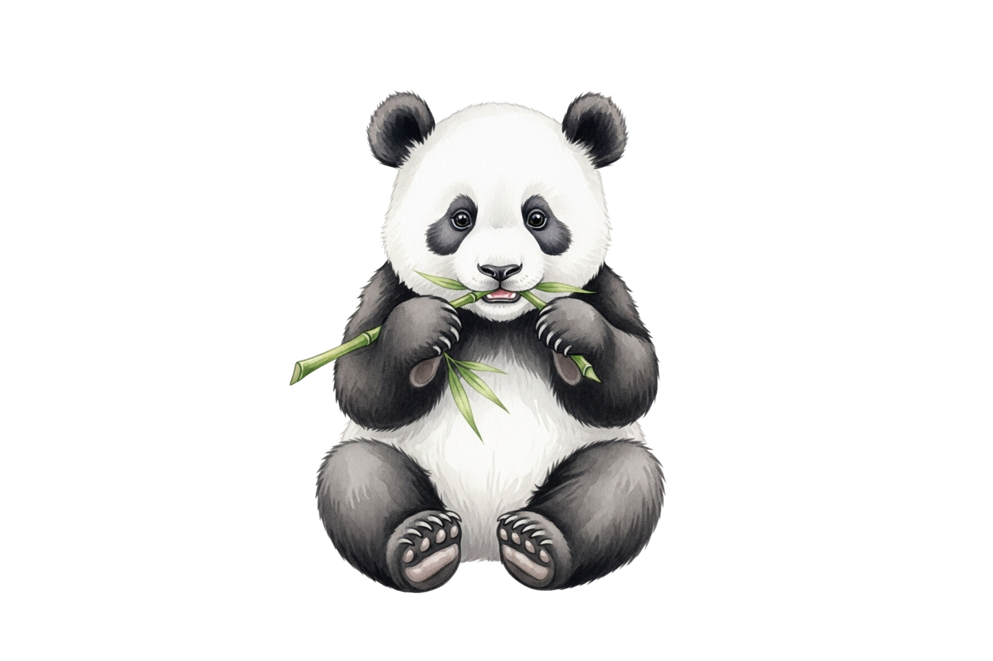 Young Panda Bamboo