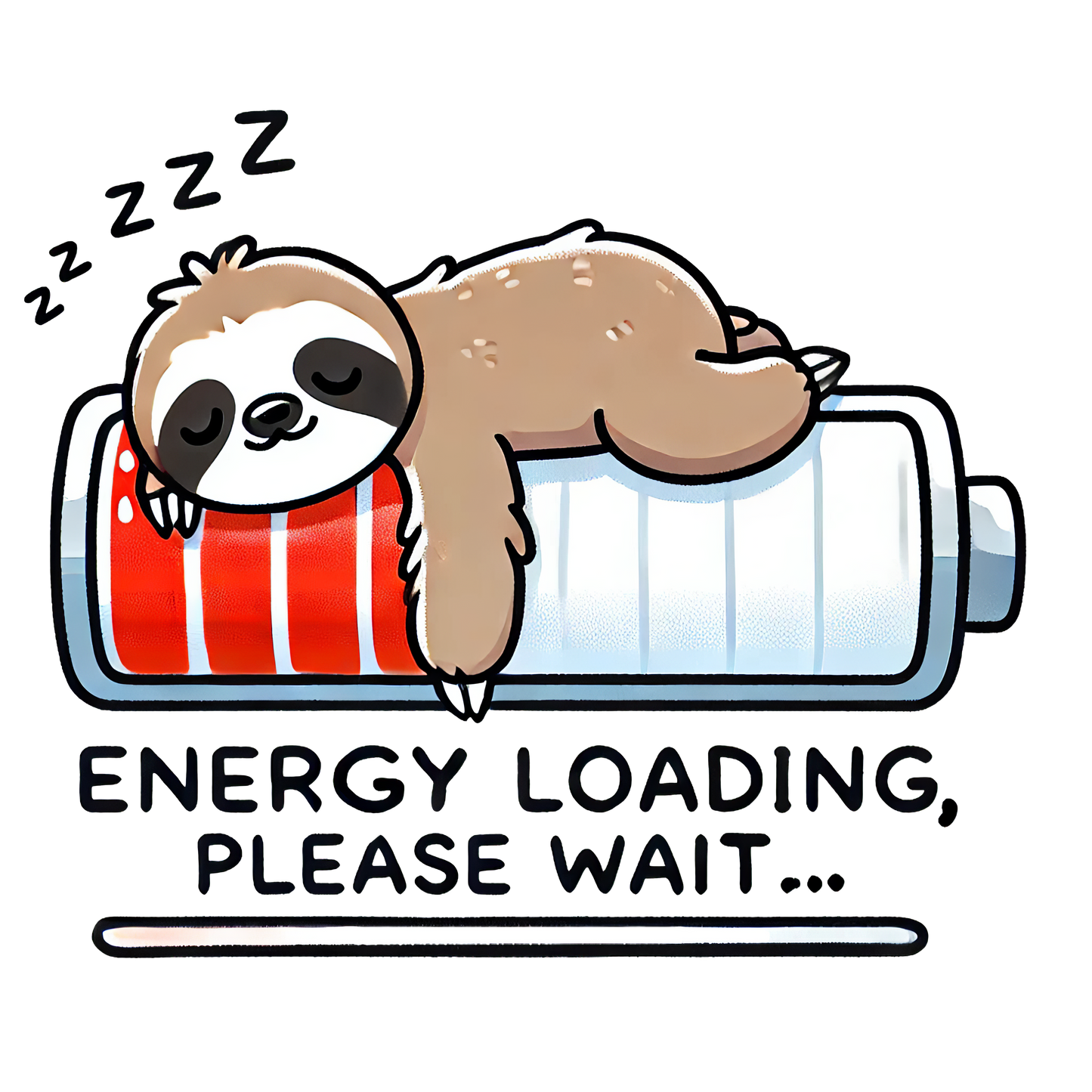 Energy Loading Please Wait- Sloth