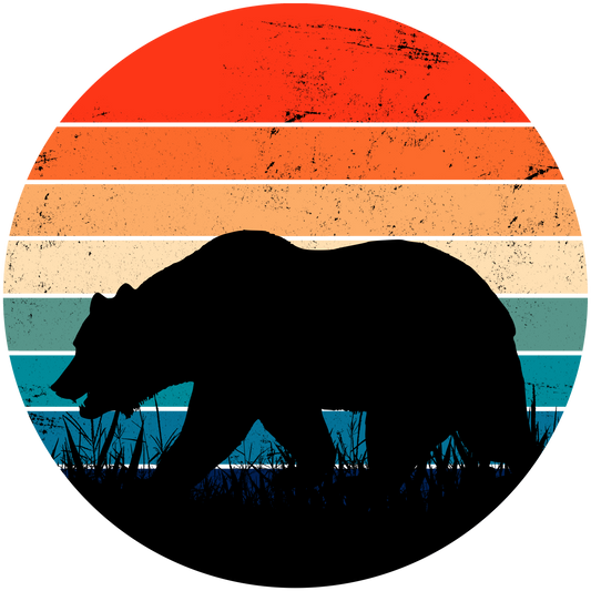 Retro Black Bear