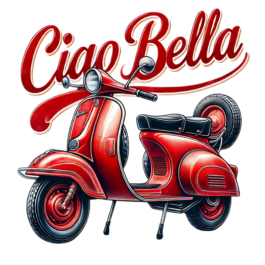 Ciao Bella Red Vespa