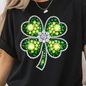St. Patrick's Day Faux Rhinestone Clover