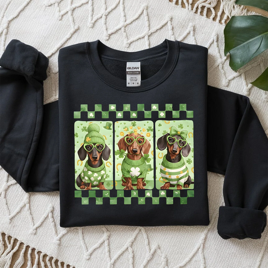 St. Patrick's Day Daschunds